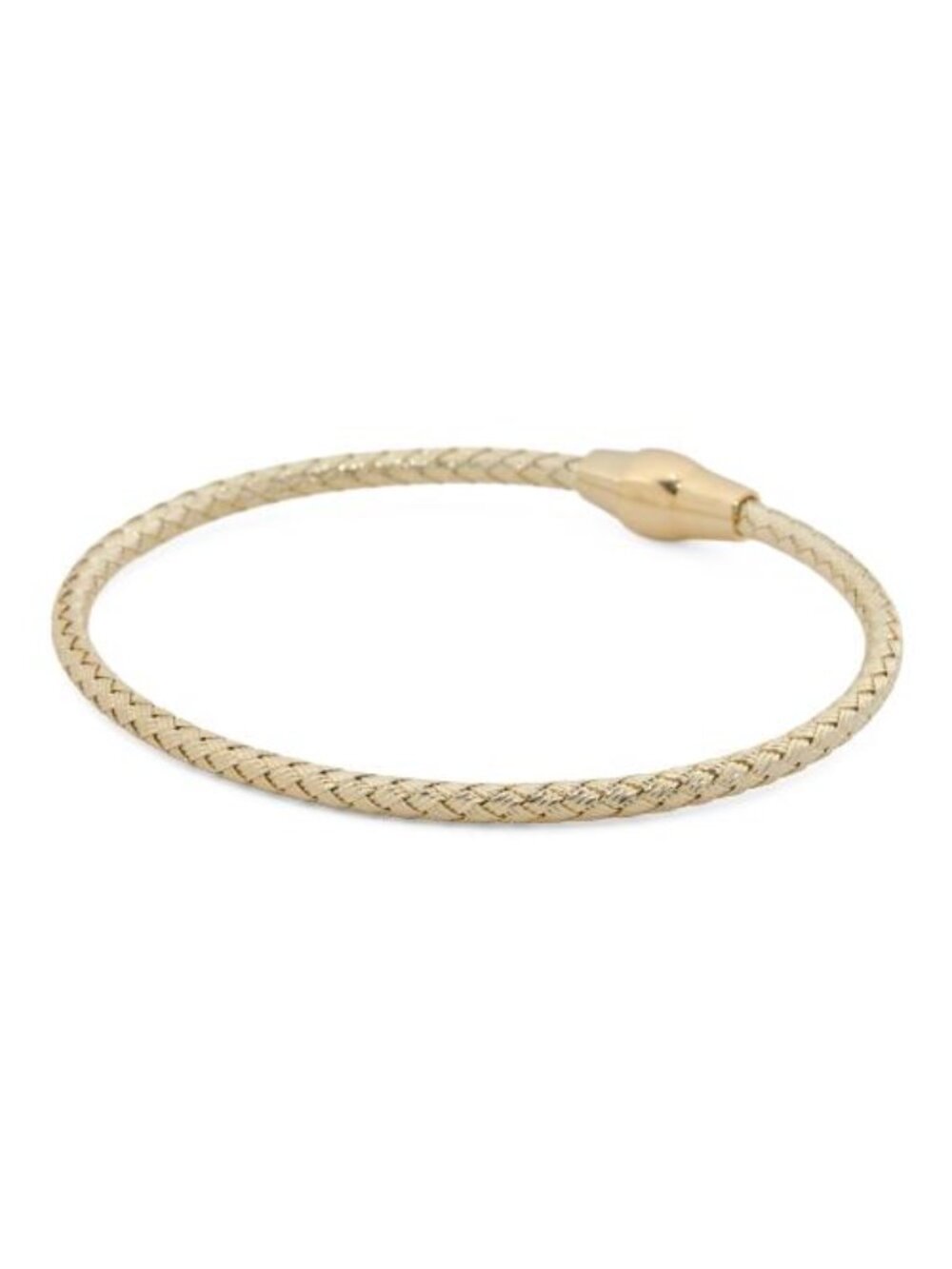 MIA FIORE Made In Italy 18kt Gold Plated Basketweave Bracelet